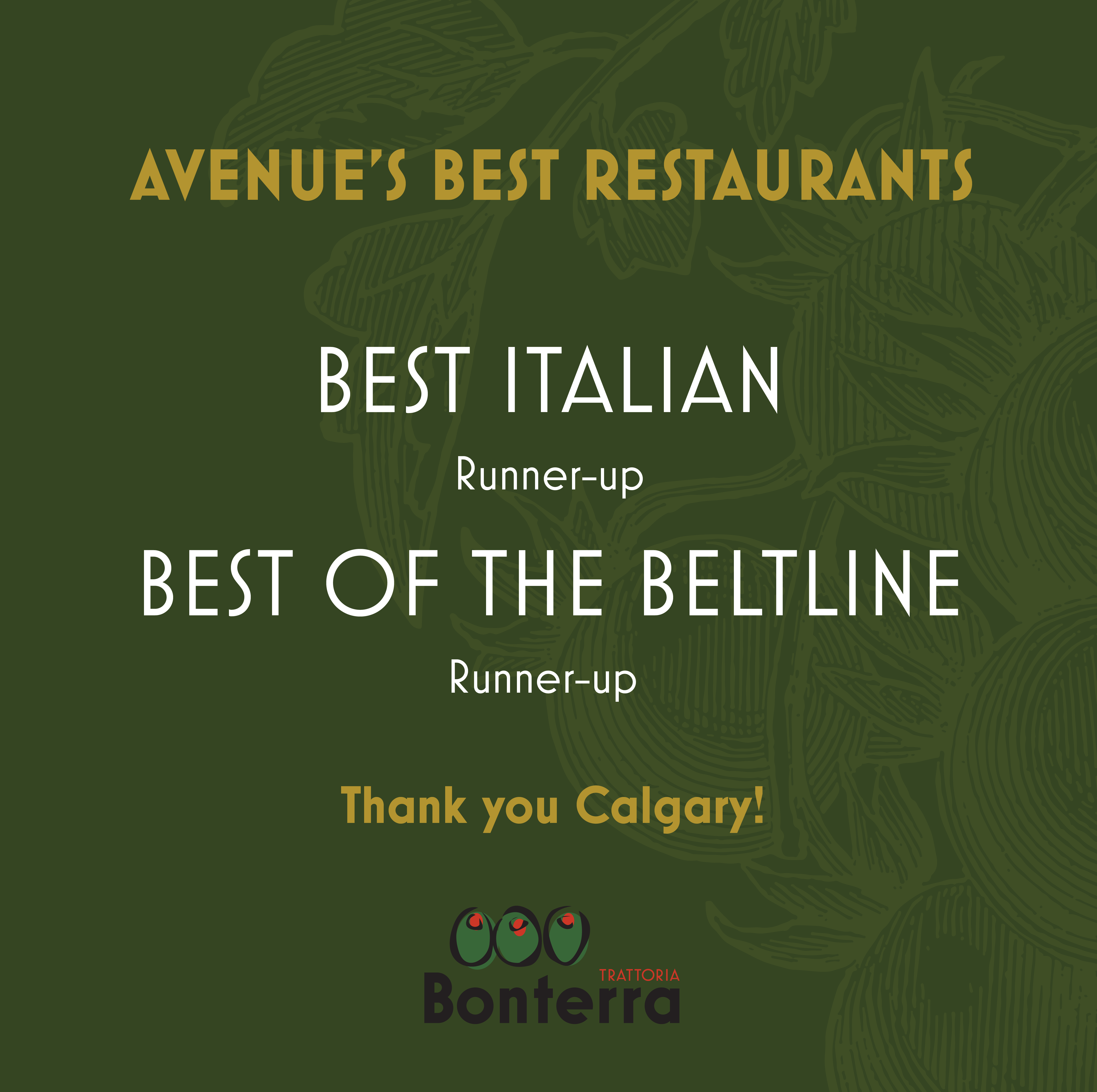 Bonterra Trattoria Calgary Best Restaurants 2023
